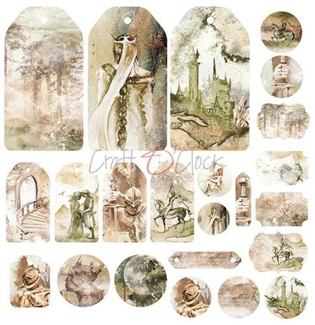 Craft OClock Paper Collection Set 12"*12" Bittersweet Heights, 250 gsm 