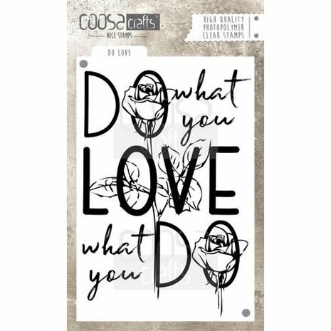COOSA Craft clear stamp Do Love