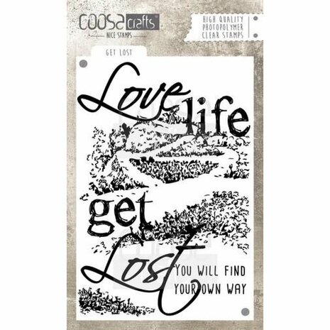 COOSA Craft clear stamp Get Lost