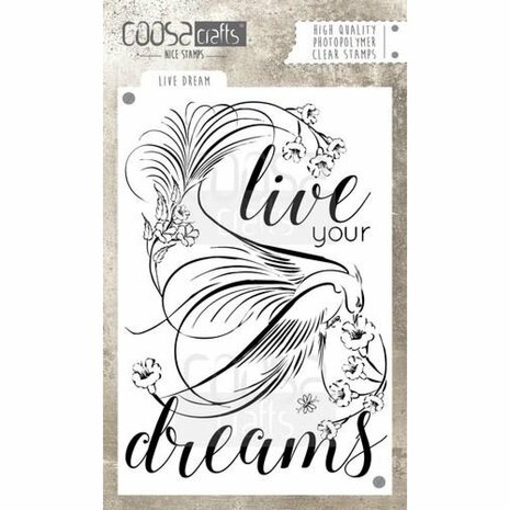 COOSA Craft clear stamp Live Dream