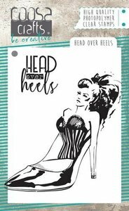COOSA Craft clear stamp Head over Heels
