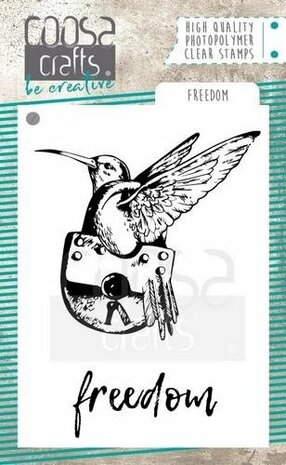 COOSA Craft clear stamp Freedom