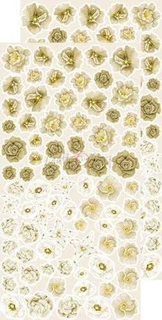 Craft OClock Basic Flowers Set 2, Beige-Brown