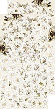 Craft OClock Basic Flowers Set 2, Beige-Brown