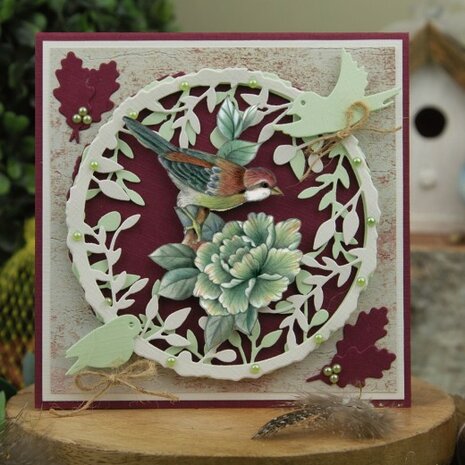 3D Cutting Sheet - Jeanine&#039;s Art - Vintage Birds - Mini