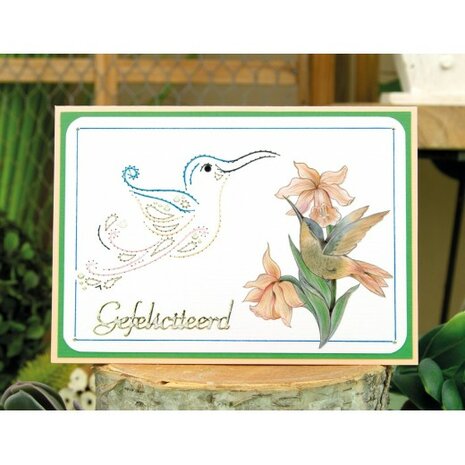 3D Push Out - Jeanine&#039;s Art - Vintage Birds - Wooden Bird House