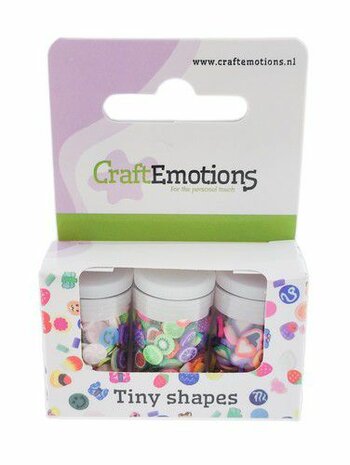 CraftEmotions Tiny Shapes - 3 tubes - various shapes 1