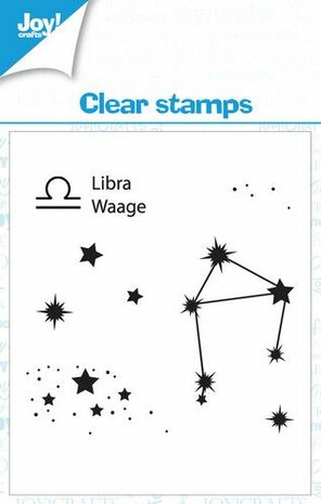 Joy! Crafts Clearstamp 7x7 cm - Libra - Weegschaal KreativDsein Design