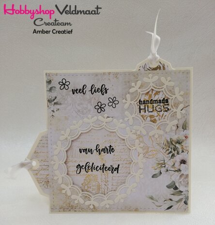 CraftEmotions clearstamps A6 - handletter - Sending you lots of love Carla Kamphuis