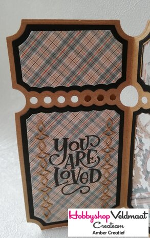 CraftEmotions clearstamps A6 - handletter - Sending you lots of love 