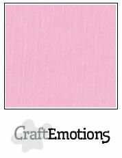 CraftEmotions linnenkarton roze 30,0 x 30,0 cm