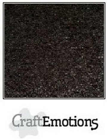 CraftEmotions karton kraft zwart 10 vel 30,5 x 30,5