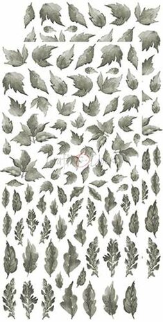Craft OClock Basic Leaves Set 2, Grey