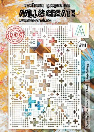 AALL &amp; Create Stencil Perfectly Plussy AALL-PC-141 A4