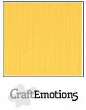 CraftEmotions linnenkarton goudgeel 30,0x30,0cm / LC-22
