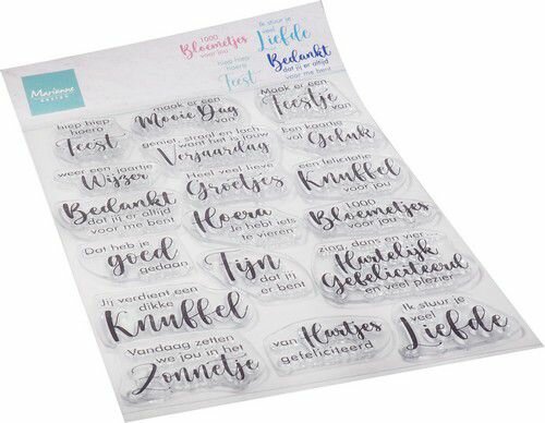 Marianne Design Clear Stamp Lieve teksten CS1087 