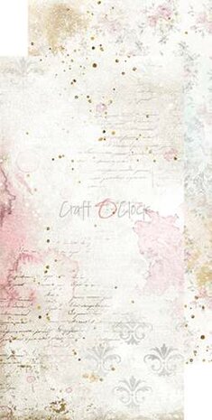 Carft O&#039;Clock Basic Paper Set Vintage Chic 30,5x15,5cm 1x6 double-sided sheets