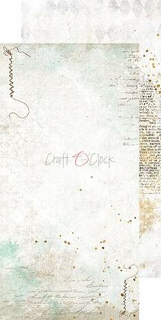 Carft O&#039;Clock Basic Paper Set Vintage Chic 30,5x15,5cm 1x6 double-sided sheets