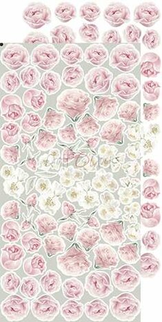 Craft O&#039;Clock Extras to Cut Set &ndash; Flowers &ndash; Vintage Chic 1x 6 double-sided sheets