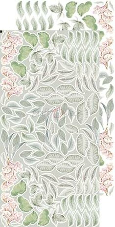 Craft O&#039;Clock Extras to Cut Set &ndash; Flowers &ndash; Vintage Chic 1x 6 double-sided sheets