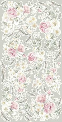 Craft O&#039;Clock Extras to Cut Set &ndash; Flowers &ndash; Vintage Chic 1x 6 double-sided sheets