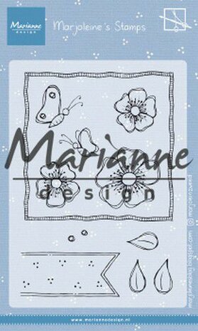 Marianne Design Clear Stamps Marjoleine‘s anemones MZ1902 
