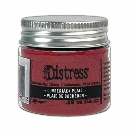 Ranger Distress Embossing Glaze - Lumberjack plaid TDE82422 Tim Holtz