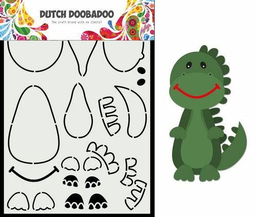 Dutch Doobadoo Card Art Built up Dino A5 470.784.014