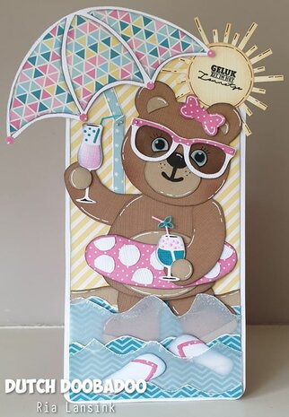 Dutch Doobadoo Card Art Zomerkleding Beer A5 470.713.801