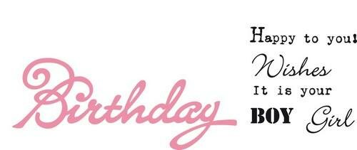 Marianne Design collectable Birthday COL1349