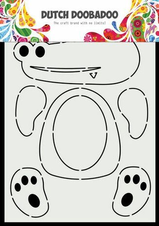 Dutch Doobadoo Card Art Built up Krokodil 470.784.105 A5