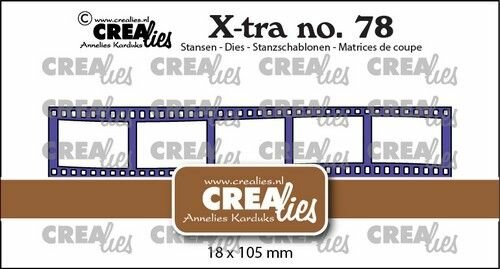 Crealies Xtra Filmstrip golvend klein CLXtra78 18x105mm