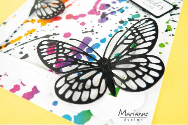 Marianne Design Craft Stencil - Tiny&lsquo;s Gemorste verf PS8157 210x149mm