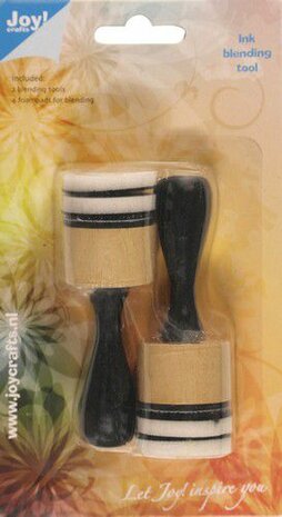 Joy! Crafts Inkt blending tool 2st + 4 foampads 330104/0222 30mm