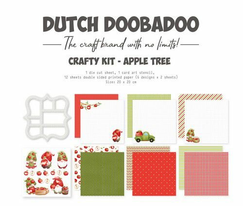 Dutch Doobadoo Crafty Kit Apple tree 20x20cm 473.005.045