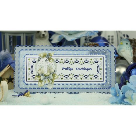 3D Cutting Sheet - Precious Marieke - Christmas Blues - Blue Star