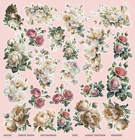 Art Alchemy Double-sided paper 30,5x30,5 cm Simple Beautiful &ndash; extras to cut