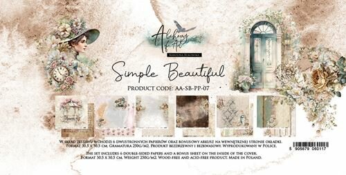 Art Alchemy &nbsp;Paper Collection Set 30,5x30,5 cm Simple Beautiful