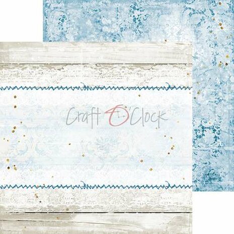 Craft O&#039;Clock Basic Paper Set 20,3x20,3cm Forever Blue