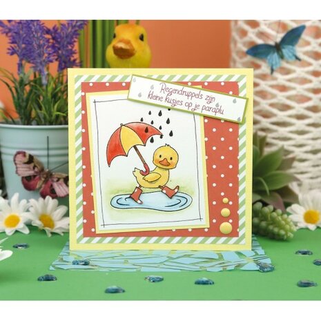 Designed by Anna - Mix and Match Clear Stamps - Dean Duck