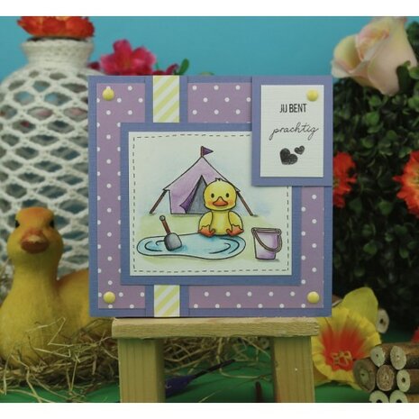 Designed by Anna - Mix and Match Clear Stamps - Dean Duck