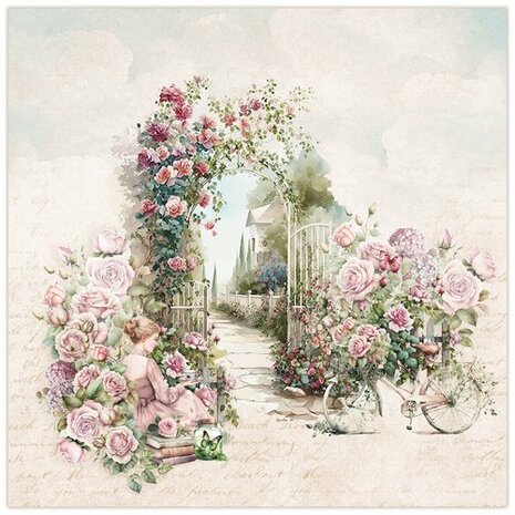 LemonCraft Paper Pad Secret Garden - Elements and Basic, 20,3x20,3cm