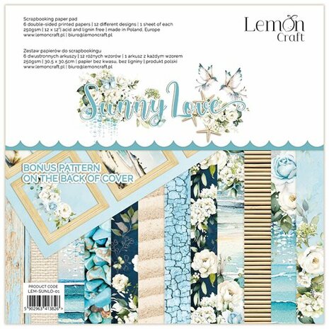LemonCraft Paper Pad Sunny Love 30,5x30,5cm