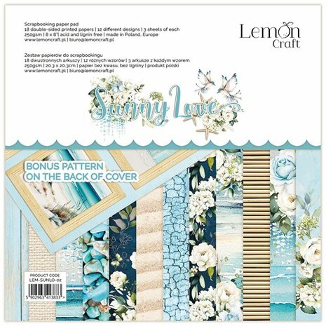 LemonCraft Paper Pad Sunny Love 20,3x20,3cm