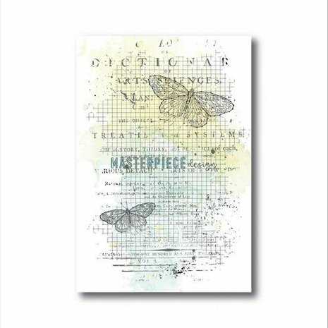 Masterpiece Clear Stempelset - Butterfly Grid 4x6 MP202113