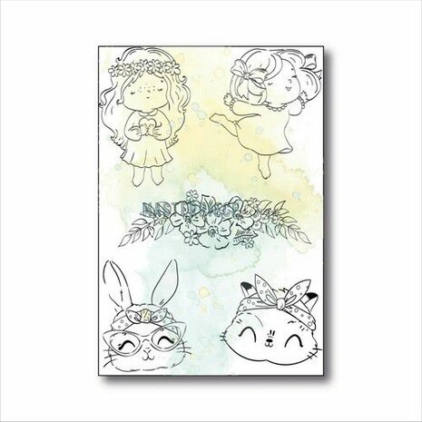 Masterpiece Clear Stempelset - Cute Elements 4x6 MP202115