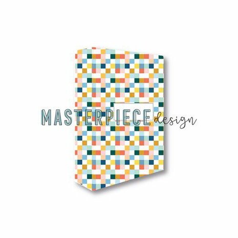 Masterpiece Memory Planner album 6x8 - Colorblocks 6-rings MP202128