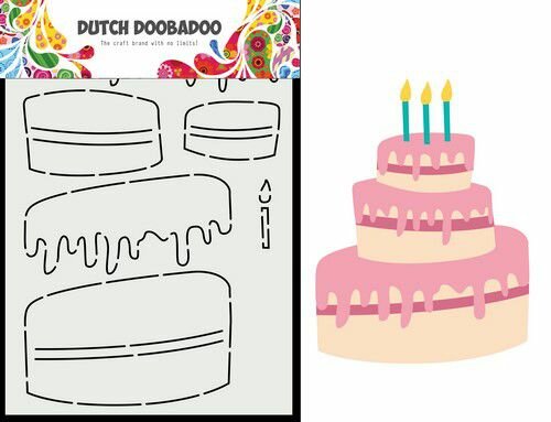 Dutch Doobadoo Card Art Built up Cake 470.784.129 A5