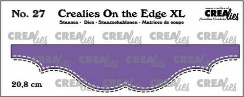 Crealies On the edge XL Die stans no 27 CLOTEXL27