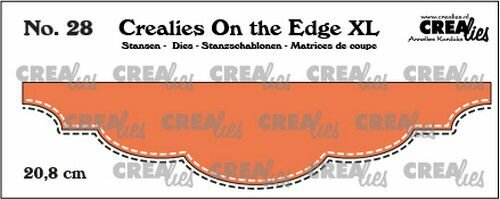 Crealies On the edge XL Die stans no 28 CLOTEXL28 